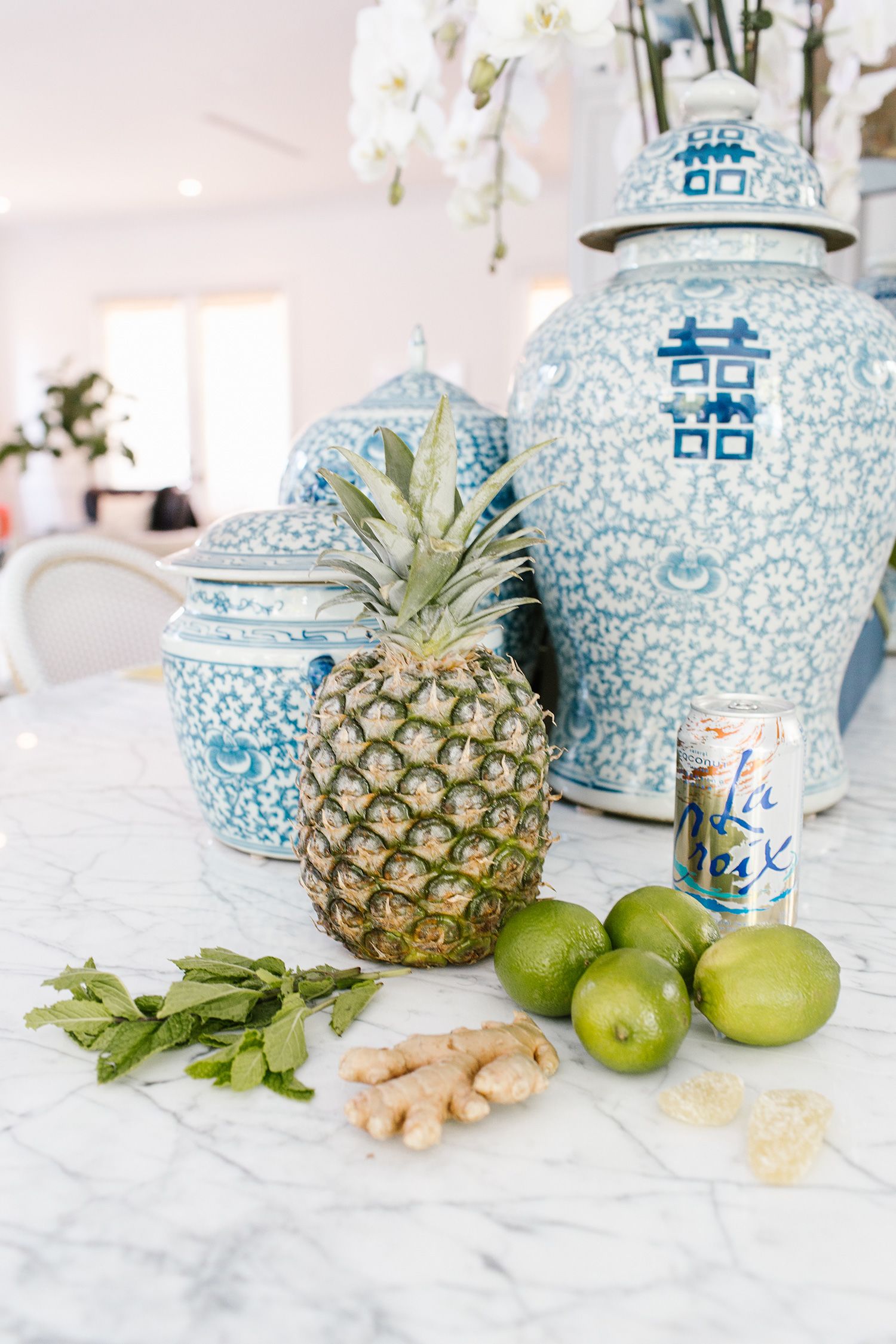 Poolside Pineapple Ginger Daiquiris Gray Malin